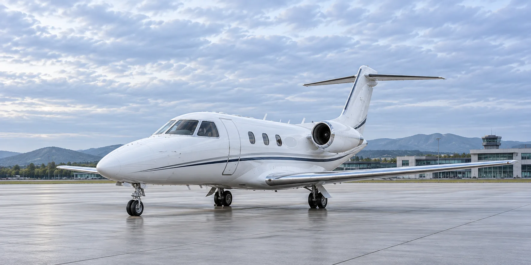 Light private jet